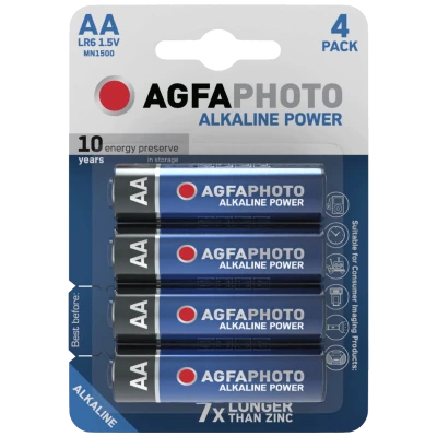 Agfa Baterija alkalna, AA/LR6  blister pak. 4 kom - AF LR6
