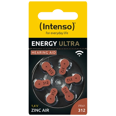 (Intenso) Baterija, A312/PR41,1.45 V, pakiranje 6 kom