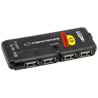 Esperanza USB2.0 razdjeljnik,  HUB, 4 porta - EA112