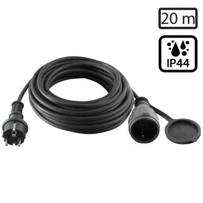 home Produžni strujni kabl, gumirani, 1 utičnica, 20 m, H05RR-F - NV 5-20/G
