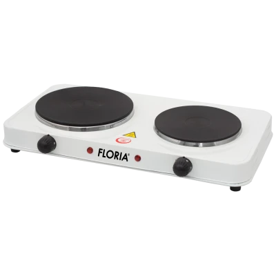 Floria Električno kuhalo, 2 ploče - 15/18 cm, 1500 W, bijela - ZLN2843 WH