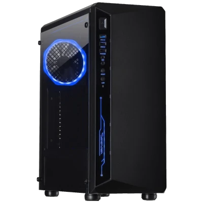 Inter-Tech Kućište za PC, Midi Tower, bez napojne jedinice - C-3 Saphir , w/o PSU