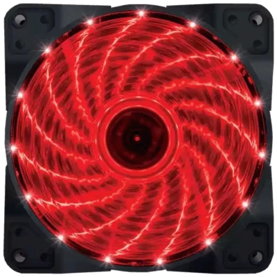 Zeus Ventilator za kućište, 120 mm, Red LED - Case Cooler 120x120 Red