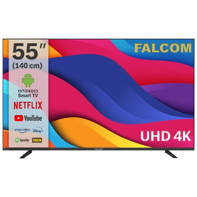Falcom Televizor Smart LED TV 55" UHD ,Bluetooth ,WiFi, Android - TV-55LTF022SM