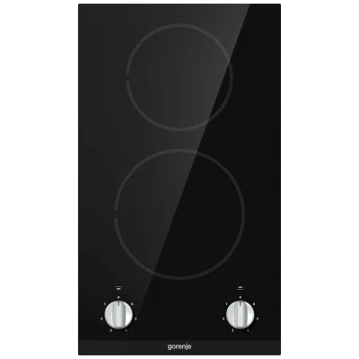 Gorenje Ugradbena staklokeramička ploča za kuhanje,  30 cm, crna - EC321BCSC