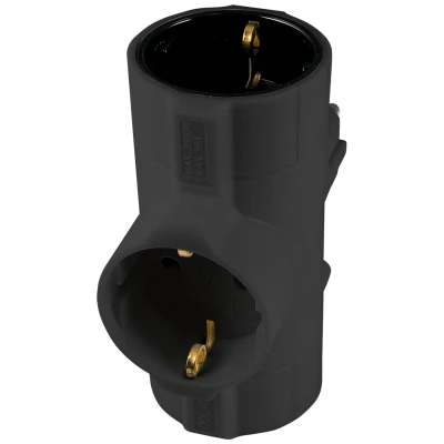 home Strujni razdjeljnik, 3 x shuko utičnice, 16A - TPF-26/BK