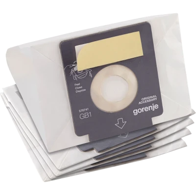 Gorenje Vrećica za usisavač, univerzalna, papirna, pak. 5 komada - GB1PBU