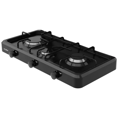 Floria Plinski rešo sa 3 plamenika, crna - ZLN7138