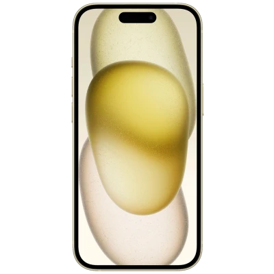 Apple iPhone 15, 128 GB, Super Retina XDR OLED 6.1" - iPhone 15 128GB Yellow; MTP23HN/A
