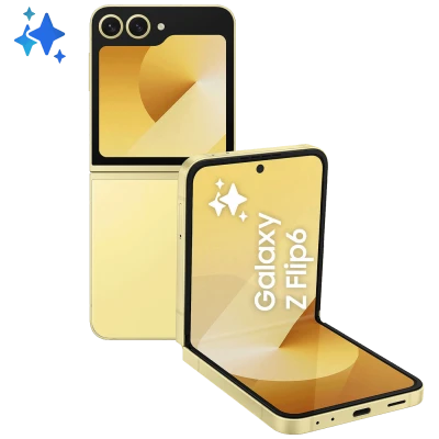 Samsung Smartphone 6.7/3.4", 5G, 8-Core 3.39GHz, RAM 12GB, 50Mpixel - Galaxy Z Flip 6 5G 12/256GB Yellow