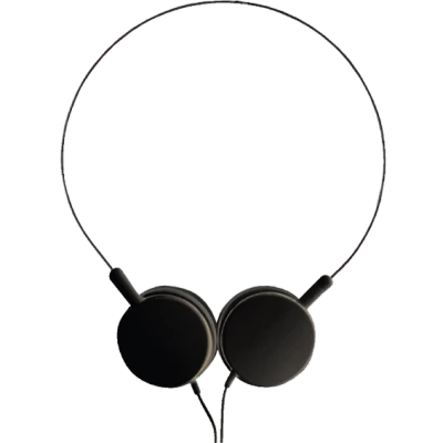 SAL Slušalice, stereo, 3,5mm, okretljivi zvučnici, crne - HPH 6/BK