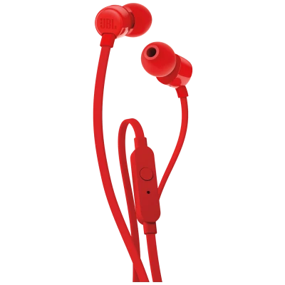 JBL Slušalice sa mikrofonom, 3.5 mm jack, crvena - T110 Red