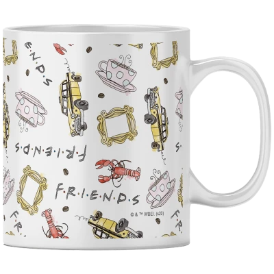 Friends Šolja, Friends, 330 ml - Friends 041 Friends Black mug
