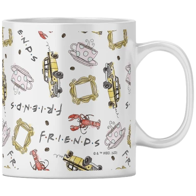 Friends Šolja, Friends, 330 ml - Friends 041 Friends Black mug