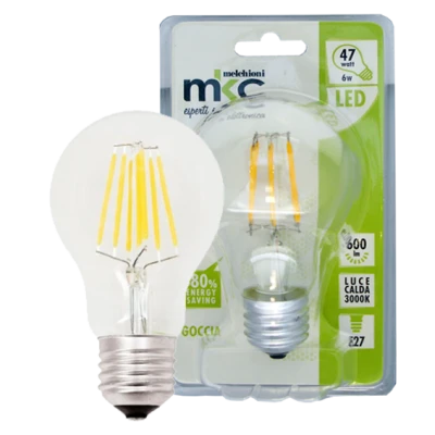 MKC Sijalica,LED 6W, E27, 220V AC, toplo/bijela svjetlost - LED GOCCIA A60 E27/6W