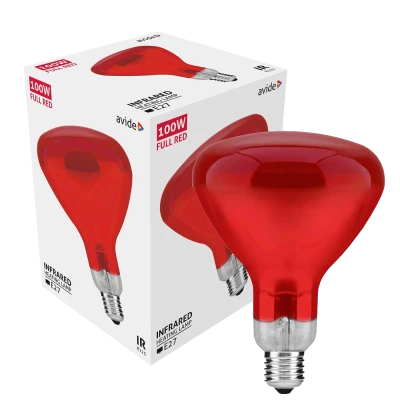Avide Sijalica, 100W, E27, Full Red, IP20 - ASIR27-100W-FR