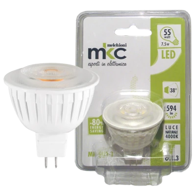 MKC Sijalica, LED 7.5W, 4000K,12V DC, prirodno bijela svjetlost - LED MR1638 GU5.3/7.5W-N