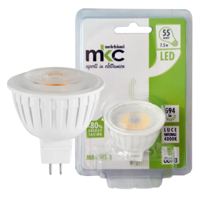 MKC Sijalica, LED 7.5W, 4000K,12V DC, prirodno bijela svjetlost - LED MR16 GU5.3/7.5W-N