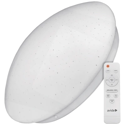 Avide Plafonjera sa daljinskim upravljačem,LED,80W, 4800lm,5000K - ACLOCCT-80W-R-ST