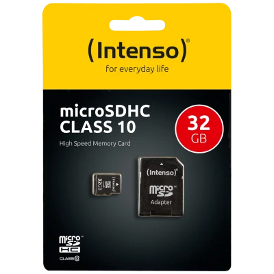 (Intenso) Micro SD Kartica 32GB Class 10 (SDHC & SDXC) sa adapterom - SDHCmicro+ad-32GB/Class10