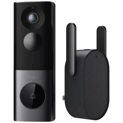 360 Smart Life Pametno kućno zvono sa kamerom, 5 Mpixel, WiFi - 360 Video Doorbell X3