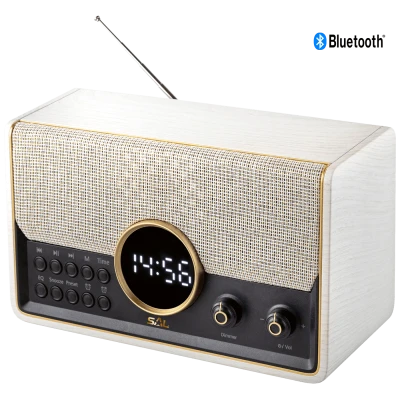 SAL Retro radio + BT bežični zvučnik, 7in1, FM, MP3, alarm - RRT 5B