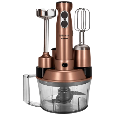 Goldmaster Štapni mikser sa posudom, 5u1, 1000 W, Multipraktik - GM-7239G Elena Max Gold