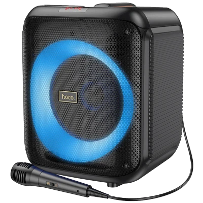 hoco. Zvučnik bežični sa mikrofonom, Bluetooth, RGB LED, 45W - HA1 Graceful