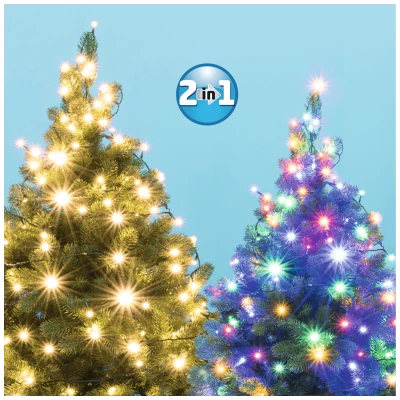 home Dekorativna LED rasvjeta, 2u1, daljinski upravljač - LED 102R/WW/M