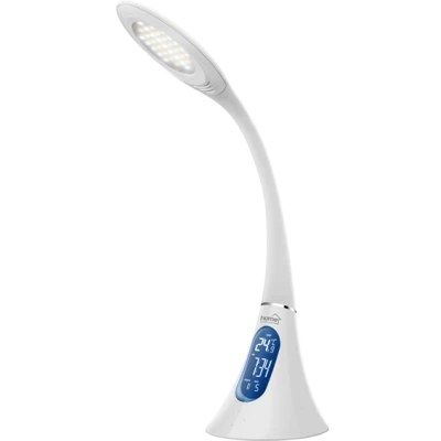 home Lampa, LED, stolna, sat, termometar - LA 6