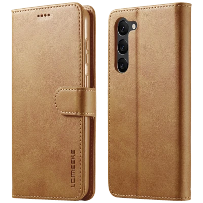 NN-Su Preklopna futrola za Samsung S24+, koža, braon - Galaxy S24+ Leather Case(Brown)