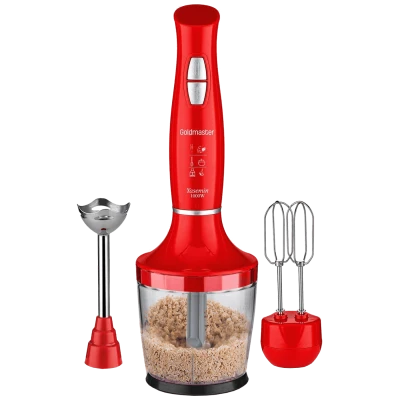 Goldmaster Štapni mikser sa posudom, 3u1, 1000W - GM-7240K Yasemin