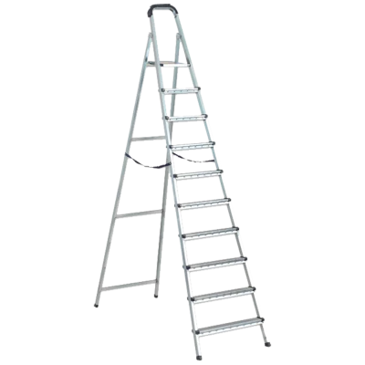 Zilan Ljestve,  metalne, 9+1 gazišta - ZLN1213