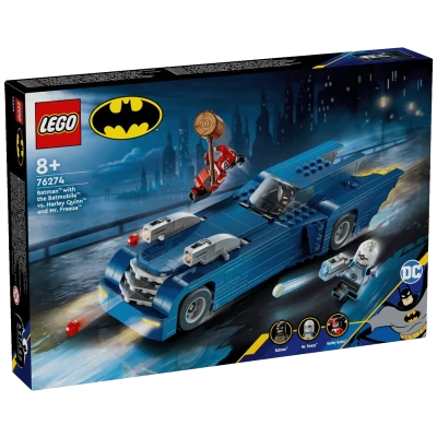 Lego Batman sa Batmobile-om protiv Harley Quinn i Mr. Freeze-a - Batman vs Quinn&i Mr.Freeze-a