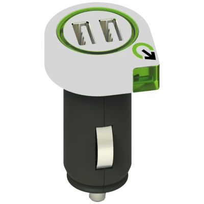q2power Auto punjač, Dual USB, 2.1A - DUAL USB CAR CHARGER