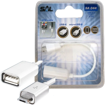 SAL USB micro OTG kabl, dužina 16 cm, USB 2.0 - SA 044