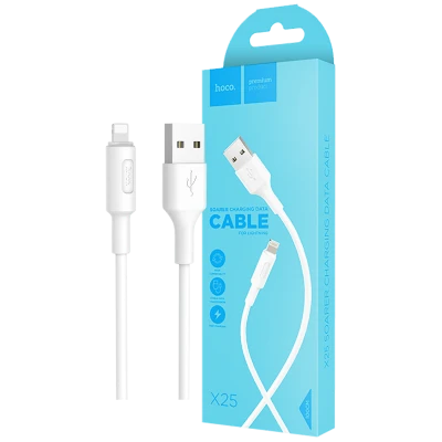 hoco. USB kabl za iPhone, Lightning kabl, 1 met., 2 A, bijela - X25 Soarer Lightning, White