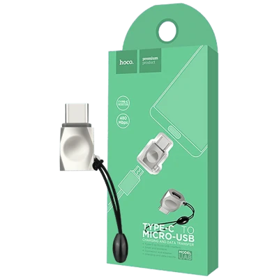 hoco. Adapter USB type C / Micro USB, OTG - UA8 Type C to Micro USB