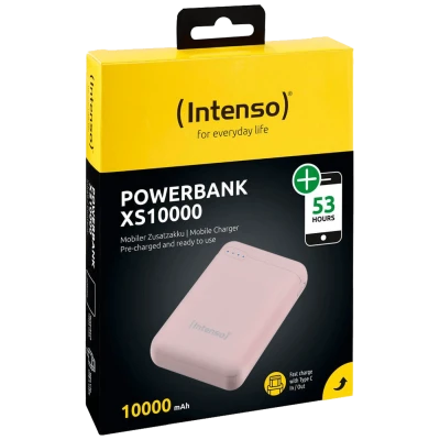 (Intenso) Prijenosni punjač za mobitele i tablete 10000mAh - POWERBANK XS10000 Rose