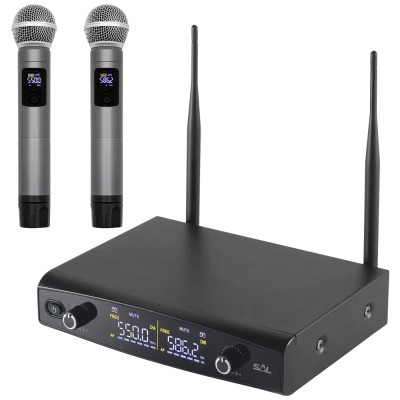 SAL Bežični set, 2 bežična mikrofona i prijemnik - MVN 600
