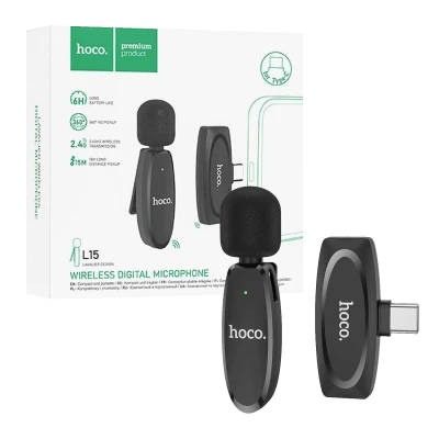 hoco. Bežični mikrofon sa USB type C konetktorom - L15 Crystal Lavalier