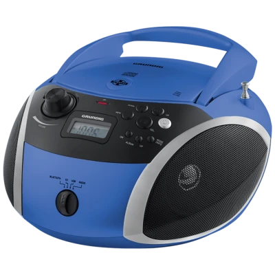 Grundig Radio prijemnik, CD player, Bluetooth - GRB 3000 BT Plavo / Srebrena