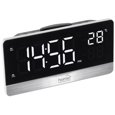 home Sat sa alarmom, FM radio, LED zaslon, USB - LTCR 05