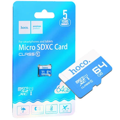 hoco. Micro SD kartica, 64GB, class 10 - MicroSD 64GB Class10 (85829)