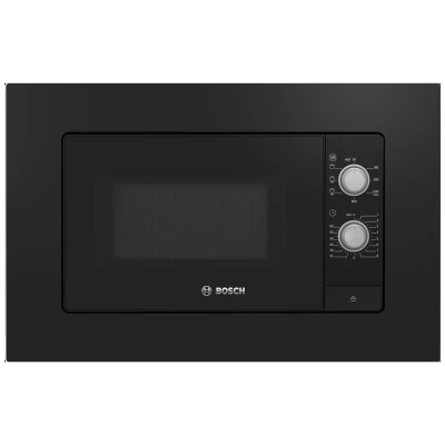 Bosch Ugradbena mikrovalna pećnica, 800 W, kapacitet 20 l, crna - BEL620MB3