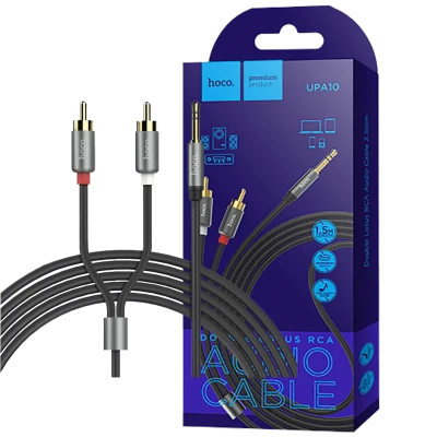 hoco. Audio kabl RCA na 3.5 mm, dužina 1.5 metar - UPA 10 RCA to 3.5mm