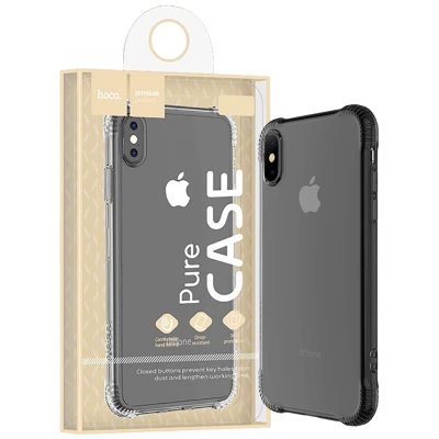 hoco. Maska za iPhone X / XS, crna - Armor series Case iPhone X/XS