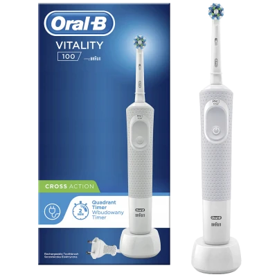 Braun Četkica za zube, električna, ORAL-B Vitality Easy Clean - Oral-B Vitality 100 Cross