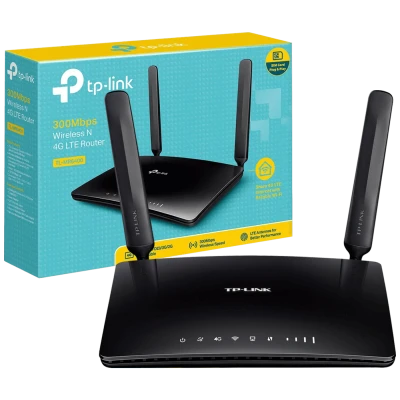 TP-LINK 3G/4G LTE Wireless N Router, 4 porta, microSIM slot, 300Mbps - TL-MR6400