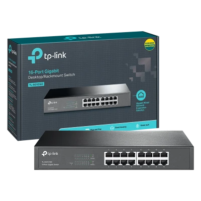 TP-LINK 16-Portni switch, 16x10/100/1000 Mbps - TL-SG1016D